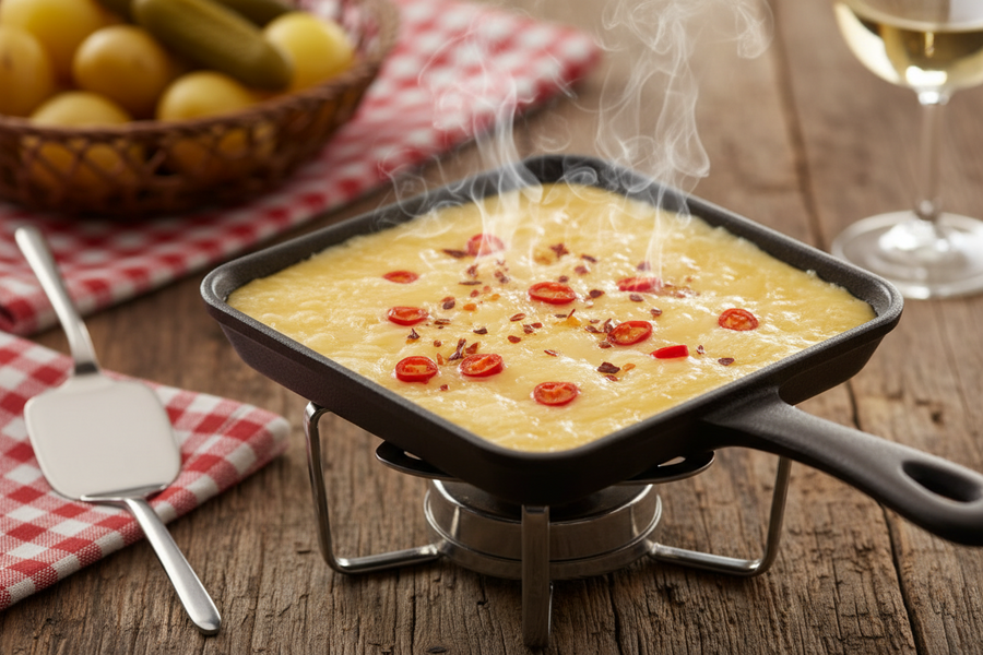 Scheibe Chili Raclette
